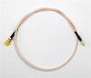 Mueller Electric SMAF-MMCXM31605 Koaxialkabel Außen-Durchmesser: 2.5 mm RG316 50 Ω 40 dB Braun, Transparent 1 St.