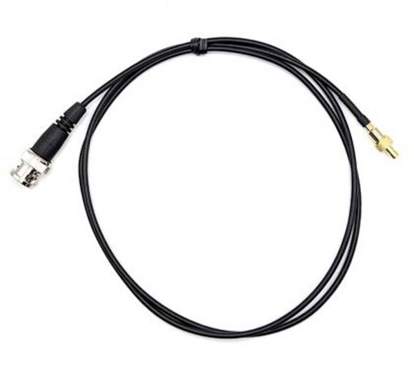 Mueller Electric SMBM-BNCM17410 Koaxialkabel Außen-Durchmesser: 2.8 mm RG174 50 Ω 40 dB Schwarz 1 St.