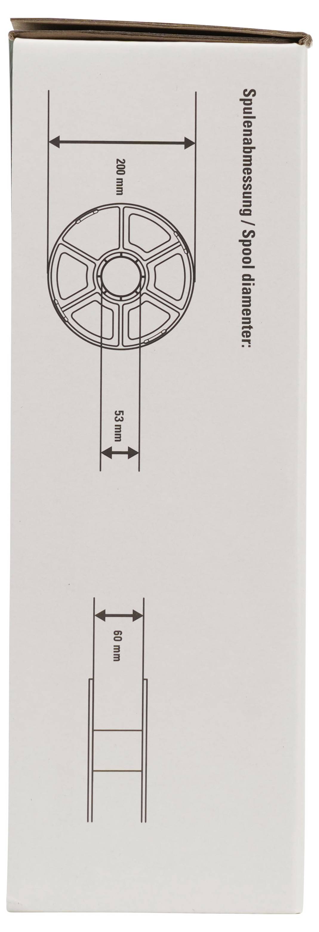 Kastendiagramm zur Darstellung der Lautsprechereinbaudimensionen: 170 mm Durchmesser und 60 mm Tiefe, mit deutscher Beschriftung „Subwoofermessung / Spulendurchmesser" und ein kleineres Seitenansichtmaß von 80 mm.