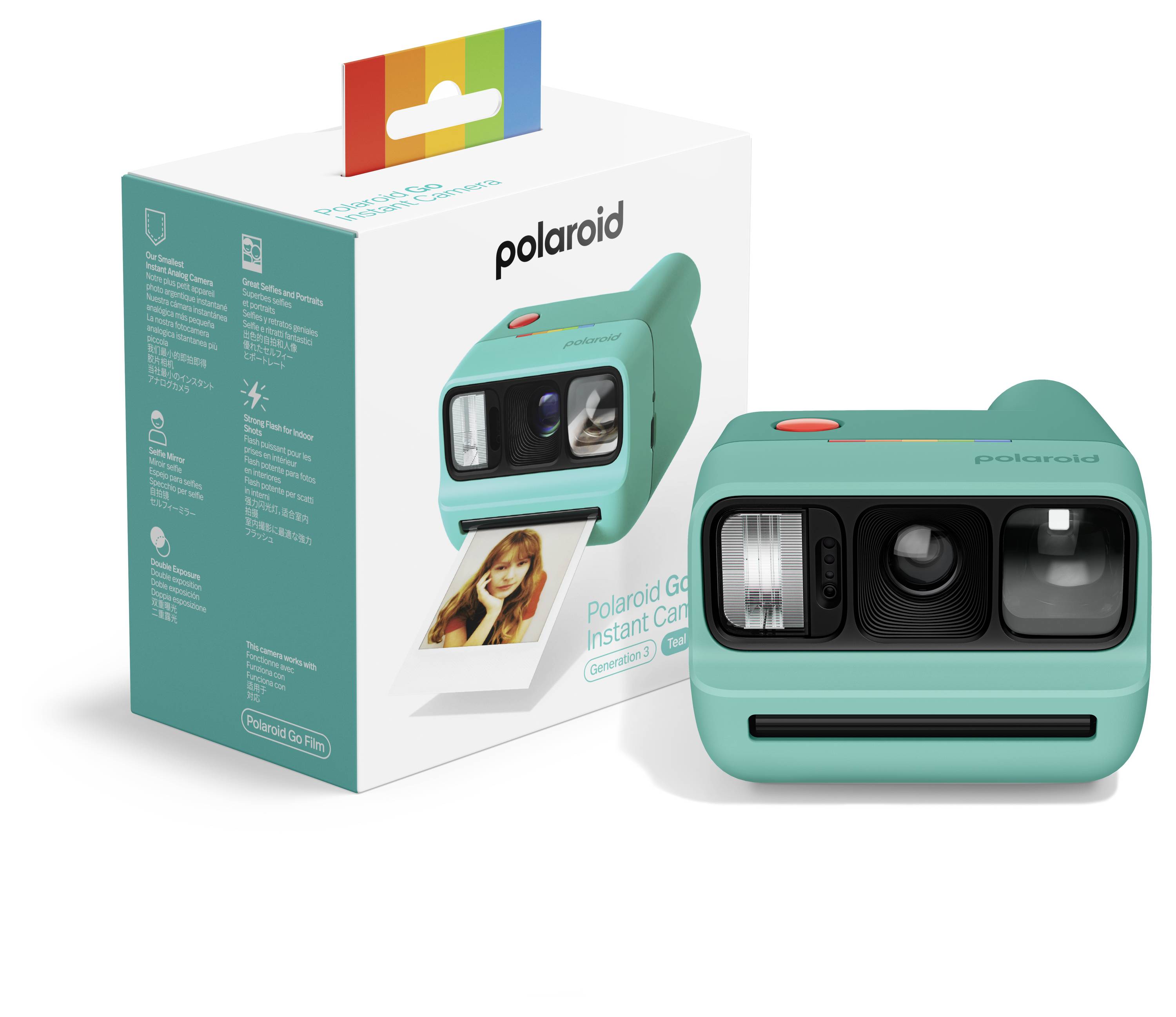 Polaroid Go Camera Gen3 Teal Sofortbildkamera Blau-Grün-1