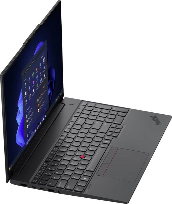 Lenovo Notebook ThinkPad E16 G4  40.6 cm (16 Zoll) WUXGA AMD Ryzen AI 7 345 32 GB RAM  512 GB SSD Deutsch, QWERTZ AMD AMD Radeon™ 820M Graphics     Schwarz  21Y4006MGE