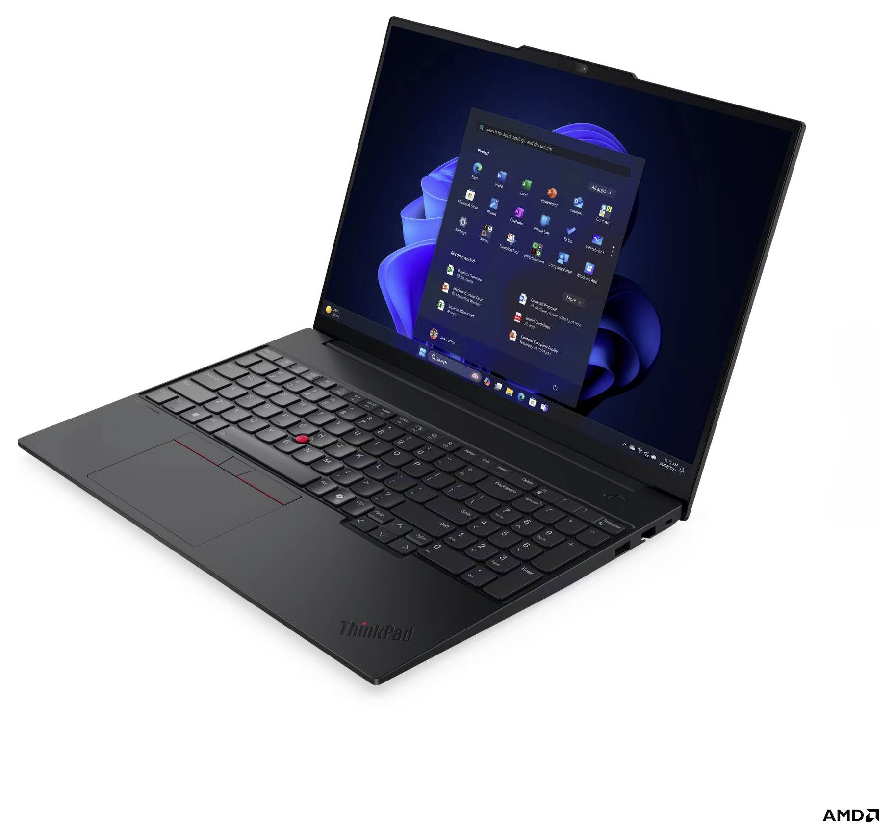 Lenovo Notebook ThinkPad E16 G4 40.6 cm (16 Zoll) WUXGA AMD Ryzen AI 7 345 32 GB RAM 512 GB SSD Deutsch, QWERTZ AMD AMD -1