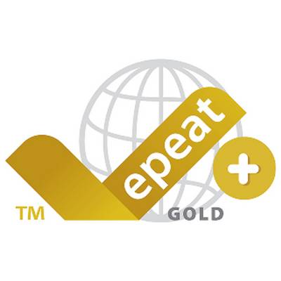 Logo für "Repeat Gold" mit einer goldenen Häkchenform über einem Globus, einem goldenen Pluszeichen und TM-Zeichen.