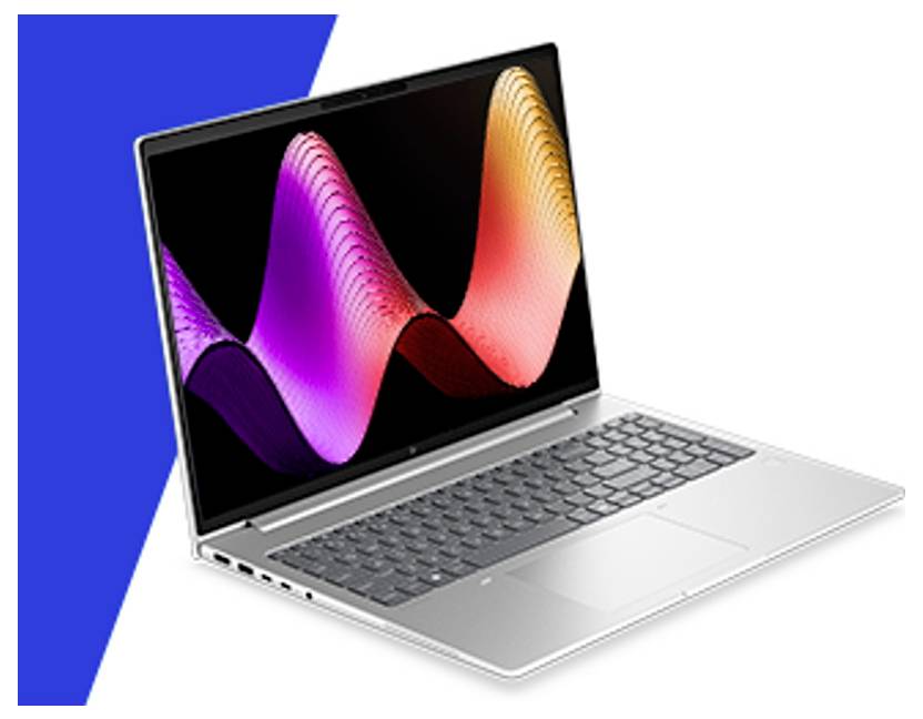 HP Notebook EliteBook 6 G2i 40.6 cm (16 Zoll) WUXGA 16 GB RAM 512 GB SSD Deutsch, QWERTZ Intel Intel-Grafik Silber E02D8-3