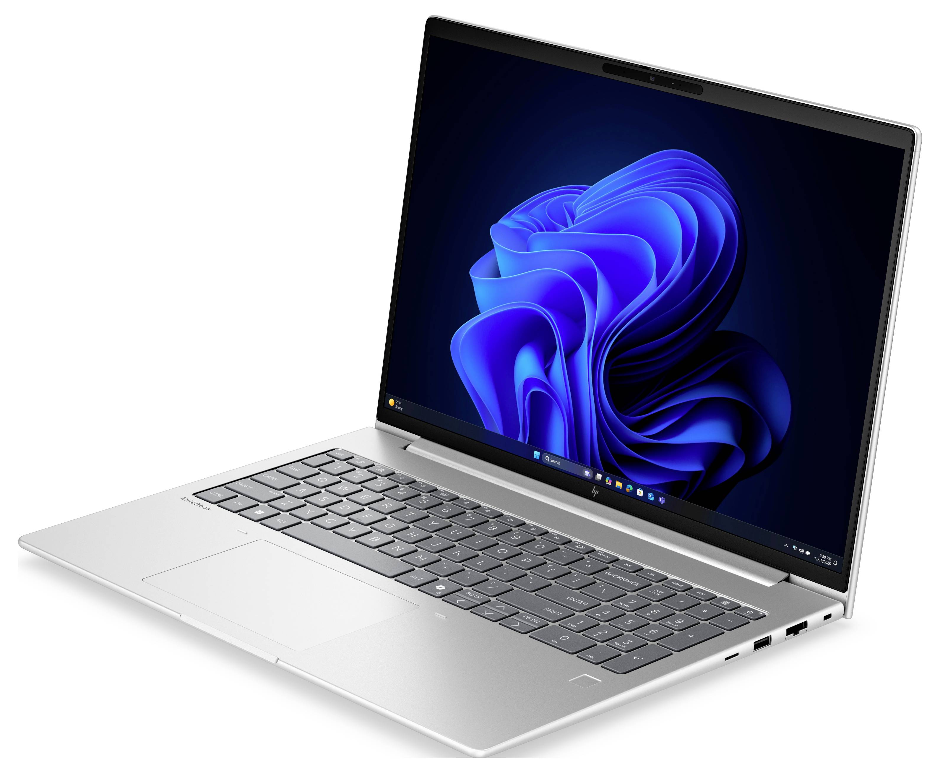 HP Notebook EliteBook 6 G2i 40.6 cm (16 Zoll) WUXGA 16 GB RAM 512 GB SSD Deutsch, QWERTZ Intel Intel-Grafik Silber E02D8-5