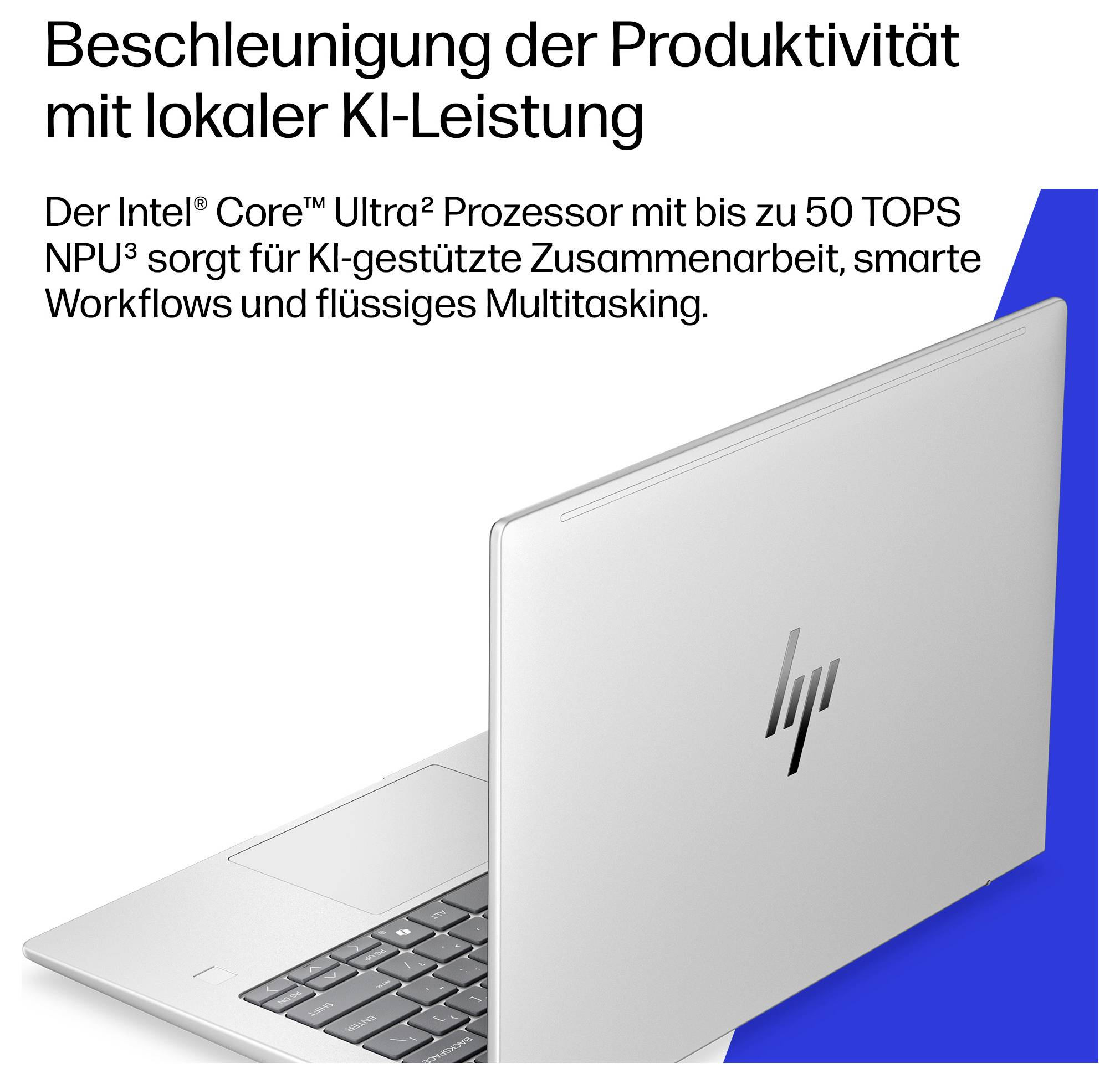 HP Notebook EliteBook 6 G2i 35.6 cm (14 Zoll) WUXGA 325 16 GB RAM 512 GB SSD Deutsch, QWERTZ Intel Intel-Grafik Silber E-6