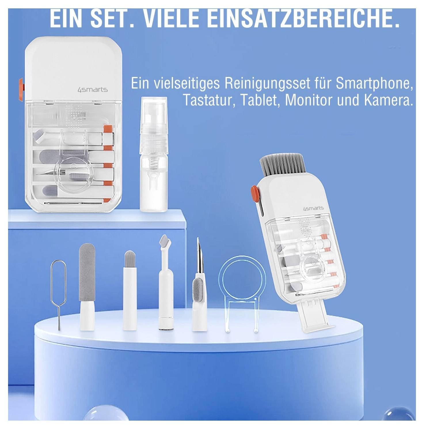 4smarts 10-in-1 Multifunktion-Reinigungsset Smartphone /Geräte-10