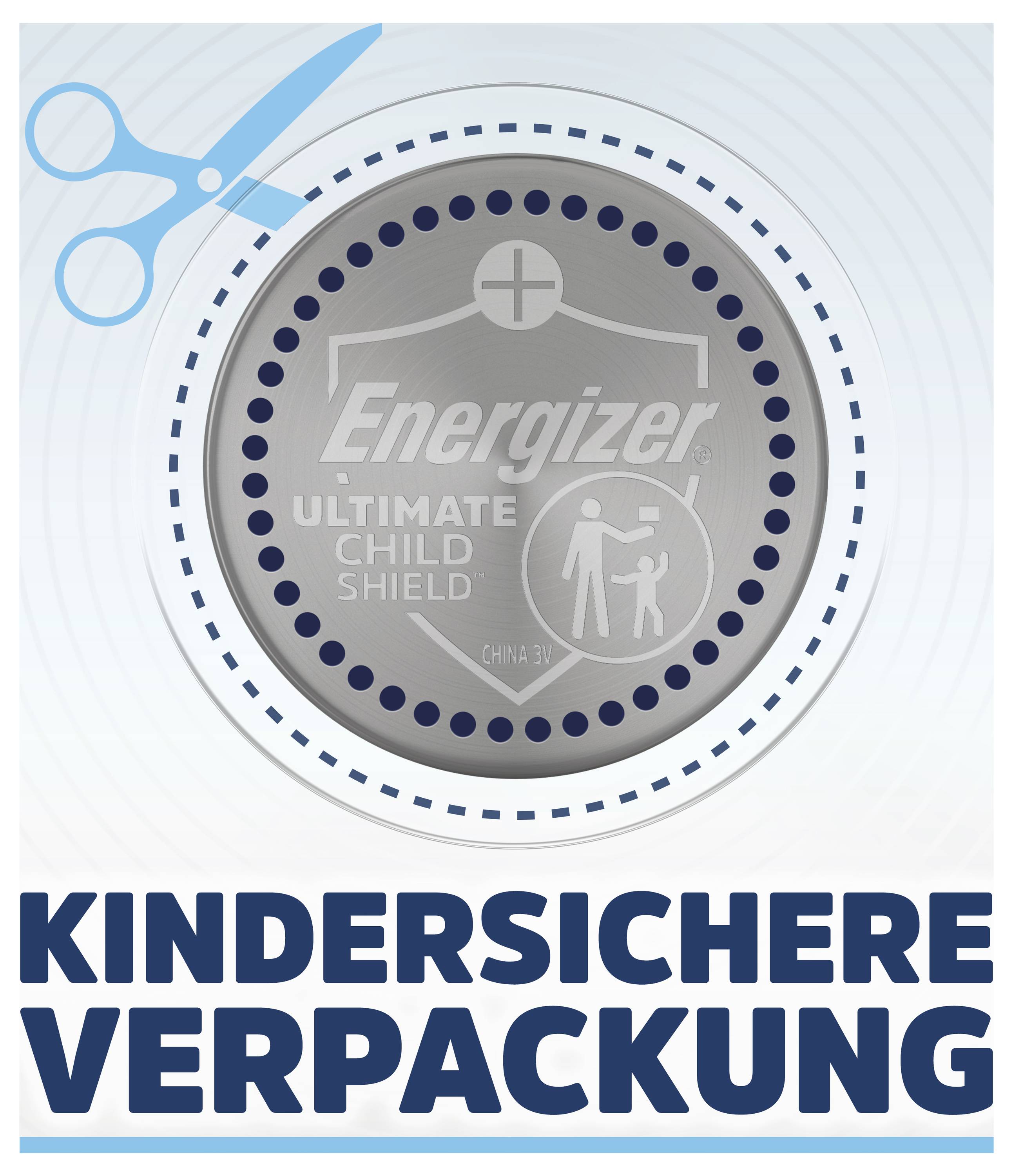 Energizer Knopfzelle CR2032 3 V 4 St. 235 mAh Lithium Ultimate Child Shield E304206103-6