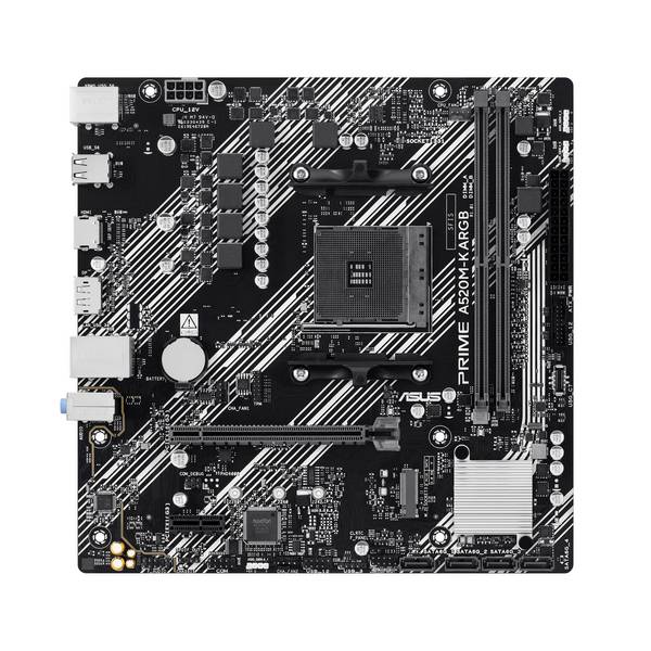 Asus PRIME A520M-K Mainboard Sockel (PC) AMD® AM4  Mainboard-Chipsatz AMD® A520