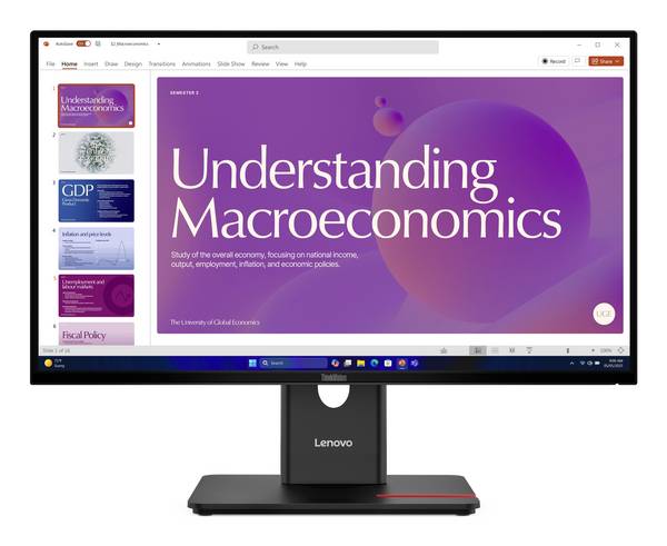 Lenovo Lenovo ThinkVision T24D-40 (23,8"") FHD LCD-Monitor EEK D (A - G) 60.5 cm (23.8 Zoll) 16:9 6 ms