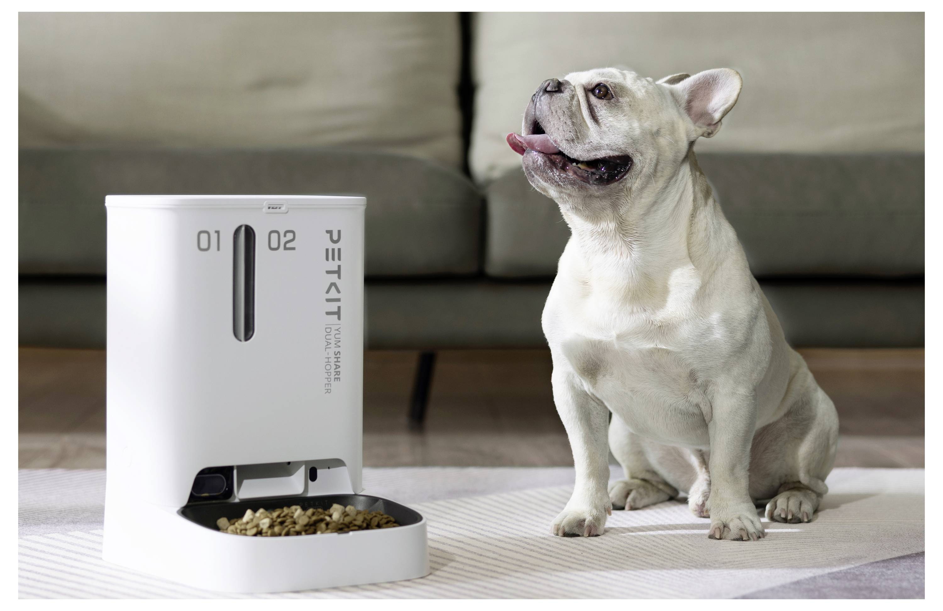 Petkit YumShare Dual-Hopper Futterautomat Weiß 1 St.-3