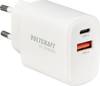 VOLTCRAFT UC-30W002 USB Ladegerät 30 W 1x USB-A, 1x USB-C® Fast Charge, USB PD 3.0 Weiß Innenbereich GaN