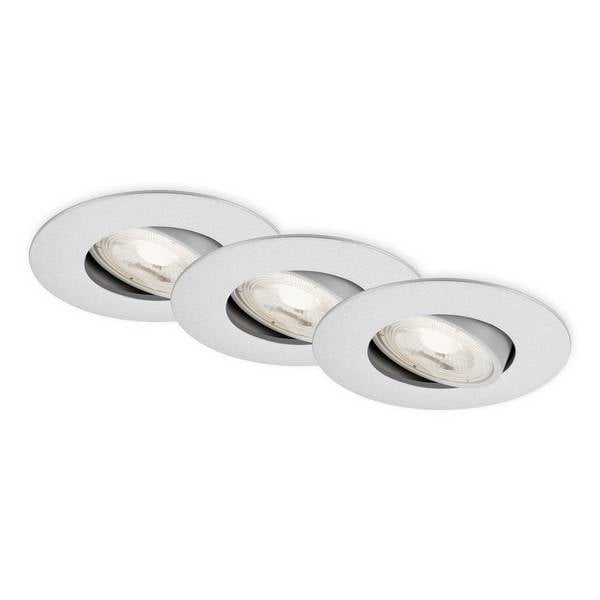 Briloner 7602034 7602034 Einbauleuchte EEK: F (A - G) LED LED 4.9 W Chrom (matt)