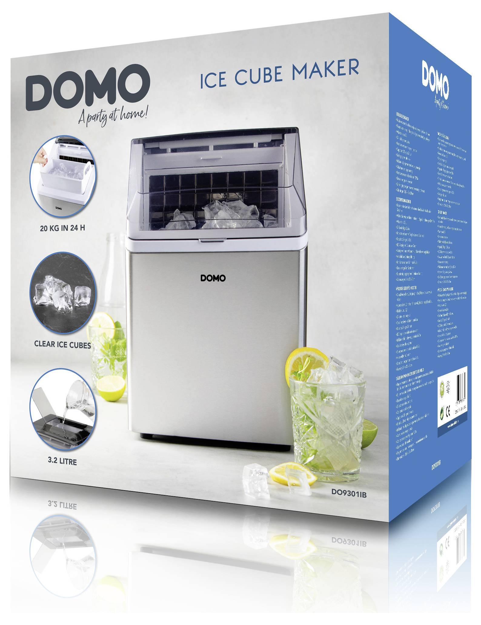 DOMO DO9301IB Eiswürfelbereiter 3.2 l-2