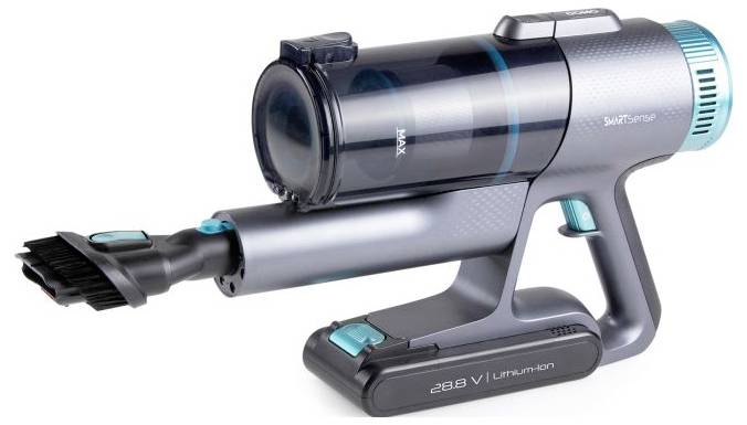 DOMO DO252SV Akku-Handstaubsauger 28.8 V 450 W Beutellos, mit Display, Zyklon-Technik-3