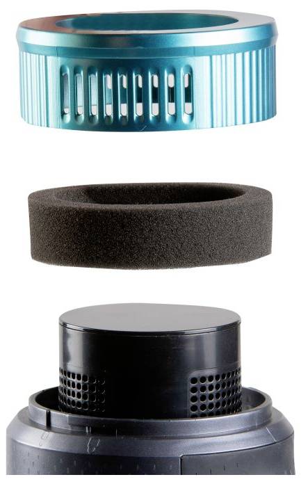 DOMO DO252SV Akku-Handstaubsauger 28.8 V 450 W Beutellos, mit Display, Zyklon-Technik-28