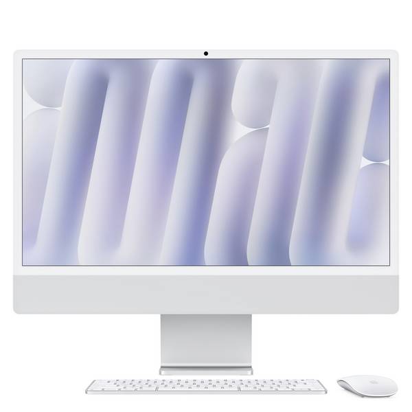 Apple iMac 24 Retina 4.5K (M4, 2024) CTO 61 cm (24 Zoll) Silber 24 GB RAM 1 TB SSD 10-Core CPU 10‑Core GPU Z1K1_10_DE_CTO