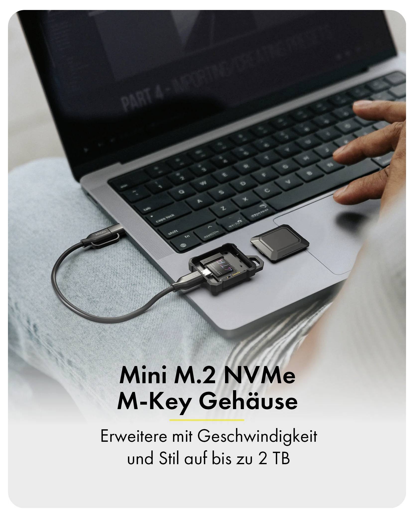 ICY BOX IB-1601MP-CU31 M.2 SSD-Gehäuse USB-C® (USB 3.2 Gen 2) 10 GBit/s M.2 PCIe NVMe 2230 61175-5