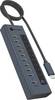 ICY BOX 61171 USB-Hub 10 Port USB-C®, USB-C® PD USB 3.2 Gen2 10 GBit/s LED-Anzeige, mit Aluminiumgehäuse Blau IB-HUB1450-C31