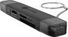 ICY BOX IB-CR203-CU3 Externer Speicherkartenleser USB-A (USB 3.2 Gen 1), USB-C® (USB 3.2 Gen 1), USB-A (USB 2.0) Schwarz
