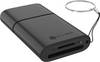 ICY BOX IB-CR204-CU3 Externer Speicherkartenleser USB-A (USB 3.2 Gen 1), USB-C® (USB 3.2 Gen 1) Schwarz