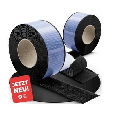 Label the Cable LTC TOUGH TAPE STRAP Klettband (L x B) 5 mm x 50 mm Schwarz 5 m-0