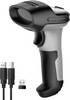 inateck 2D Wireless Barcode-Scanner Bluetooth®, WiFi 2D Imager Black, Gray Hand-Scanner USB, Bluetooth®, Funk 2.4 GHz