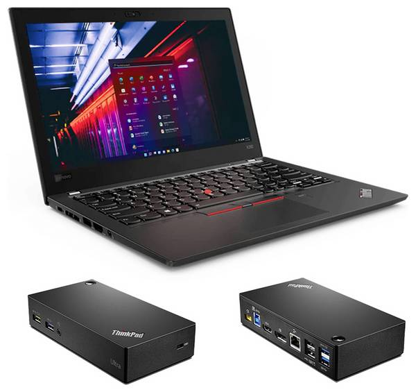 Lenovo Notebook LENOVO ThinkPad X280 Refurbished (akzeptabel) 31.8 cm (12.5 Zoll) Full HD Intel® Core™ i5 Core i5 8250U 8 GB RAM 256 GB SSD Windows® 11 Home Intel UHD Graphics Schwarz G205505-055A4