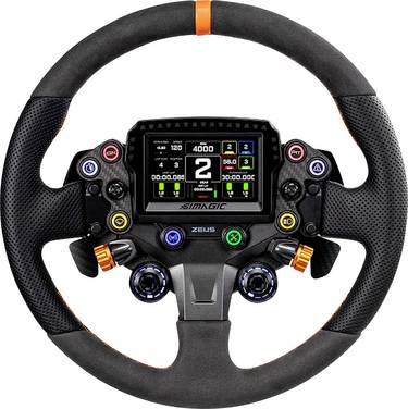 SIMAGIC Zeus Sport + MagicDash 4 Lenkrad-Bundle  PC Schwarz