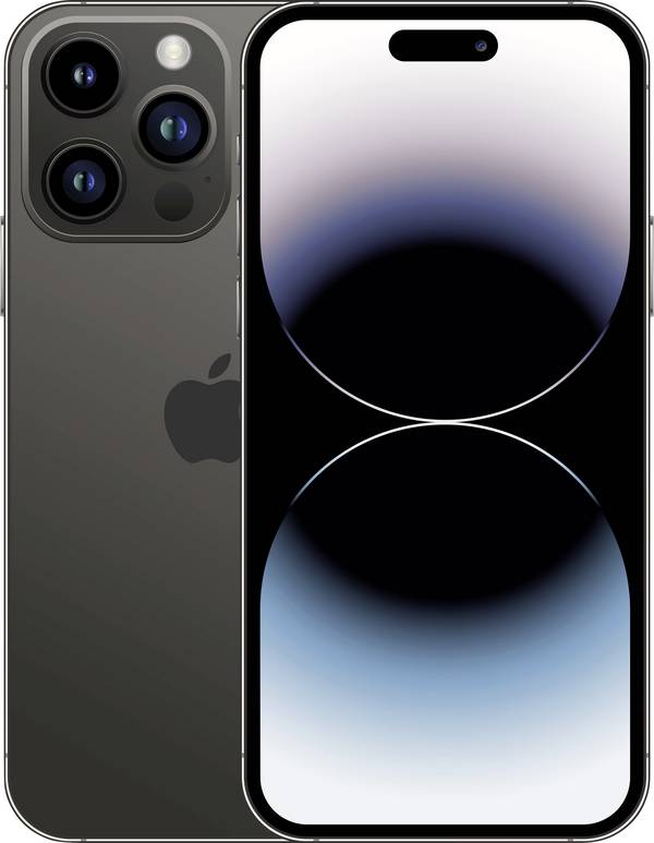 iPhone 14 Pro Max Refurbished (sehr gut) 128 GB 6.7 Zoll (17 cm) Space Schwarz