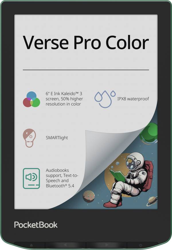 PocketBook Verse Pro Color eBook-Reader 15.2 cm (6 Zoll) Sage
