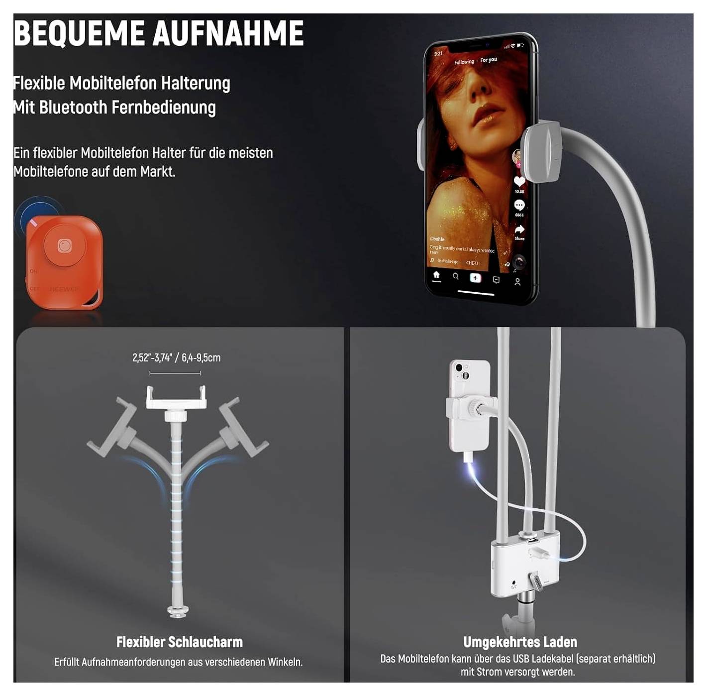 Neewer BH40B LED Videoleuchte Anzahl LEDs=210 Bi-Color-7