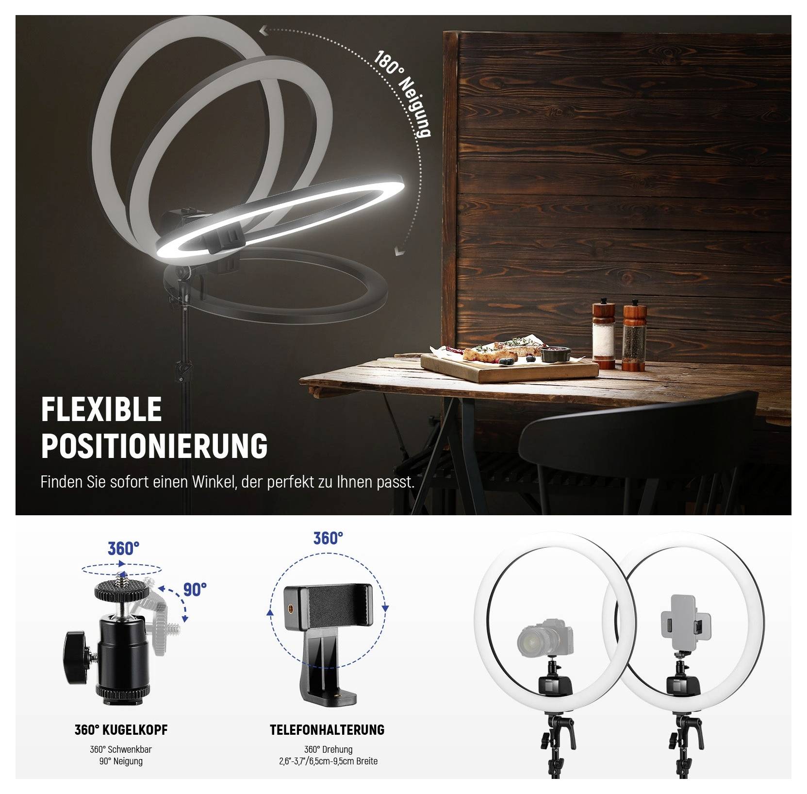 Neewer LED Ringleuchte Anzahl LEDs=864 Bi-Color-6