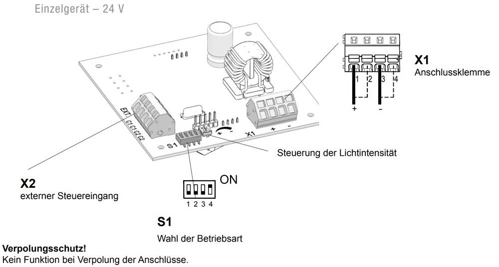Pfannenberg LED-Leuchte 21108633000 QUADRO LED HI DC YE 1 St.-1