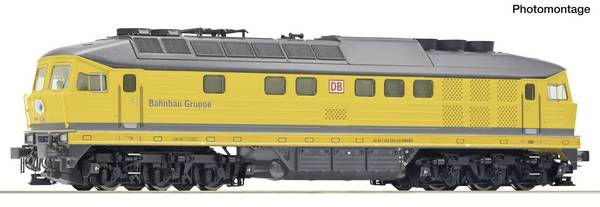 Roco 7310105 H0 Diesellok 232 550-4 der DB AG Diesellokomotive 232 550 der Deutschen Bahn, DB Bahnbau Gruppe
