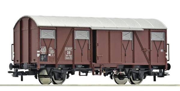 Roco 6600274 Güterwagen DC Gedeckter Güterwagen, Gattung Gmhs, der Deutschen Bundesbahn