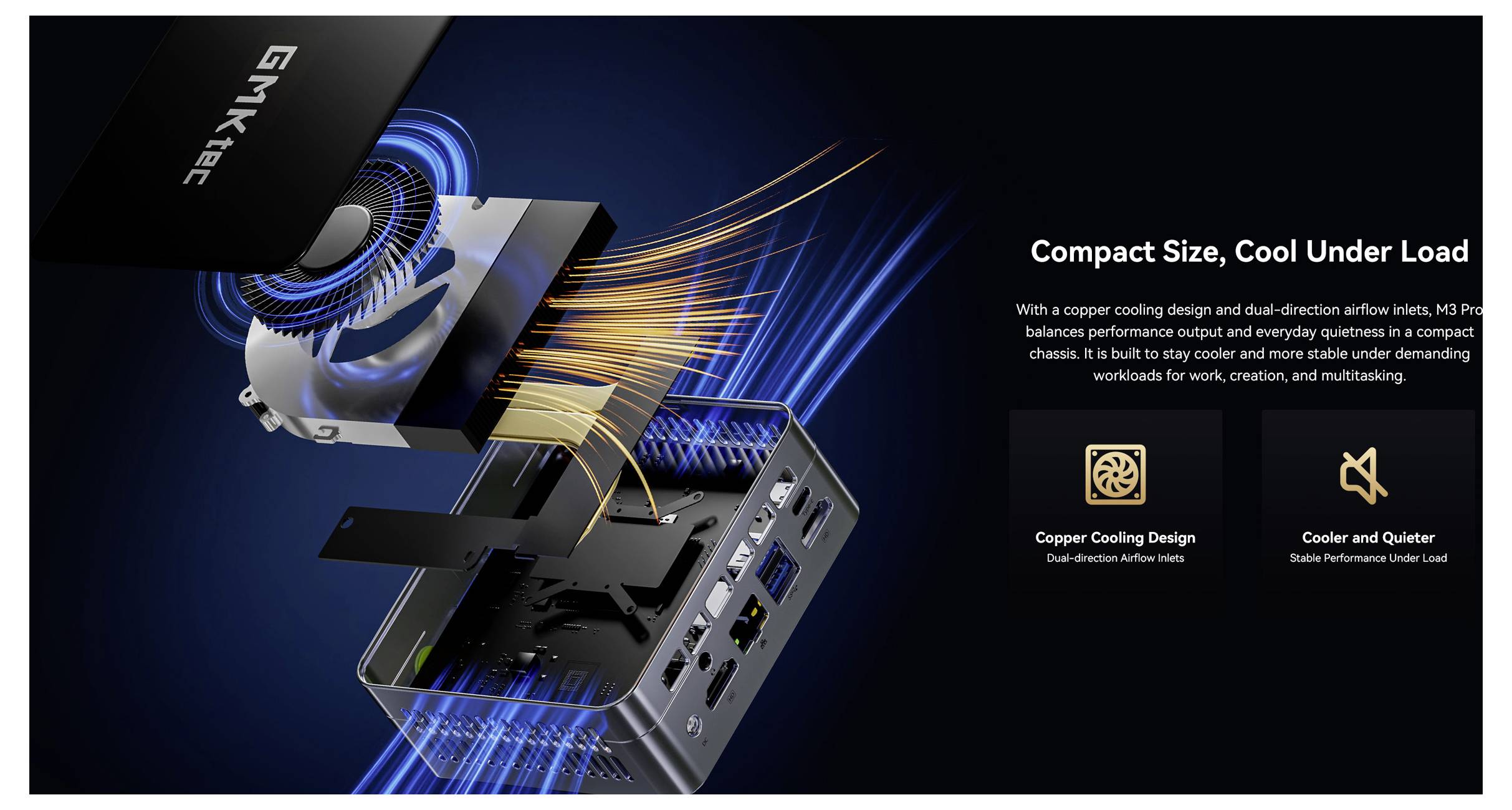 GMKtec Mini PC M3 PRO Intel® i5-13500H 16+512GB Intel® Core™ i5-13500H 4.7 GHz 16 GB RAM 512 GB SSD Intel Iris® Xe Graph-12