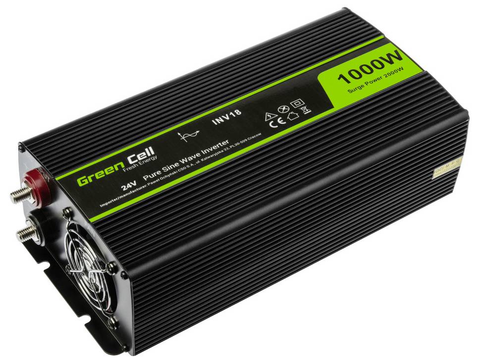Green Cell Wechselrichter 1000 W 24 V - 230 V-2