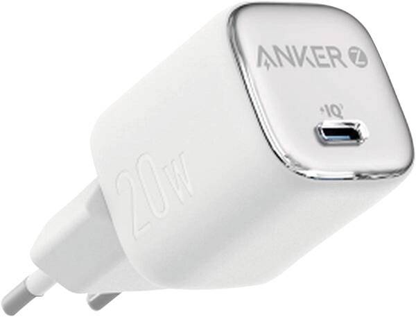 Anker ANKER Charger 20W 1C white Ladeadapter 20 W  Fast Charge Silber, Weiß Innenbereich