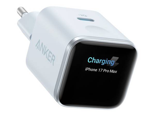 Anker ANKER Nano Charger 45W 1C Display blue Netzteil / Stromversorgung 45 W USB-C® USB PD Blau
