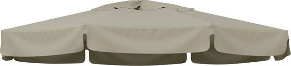 Sungarden Bezug 350/8 PP beige-mel. 40003078 Ampelschirm