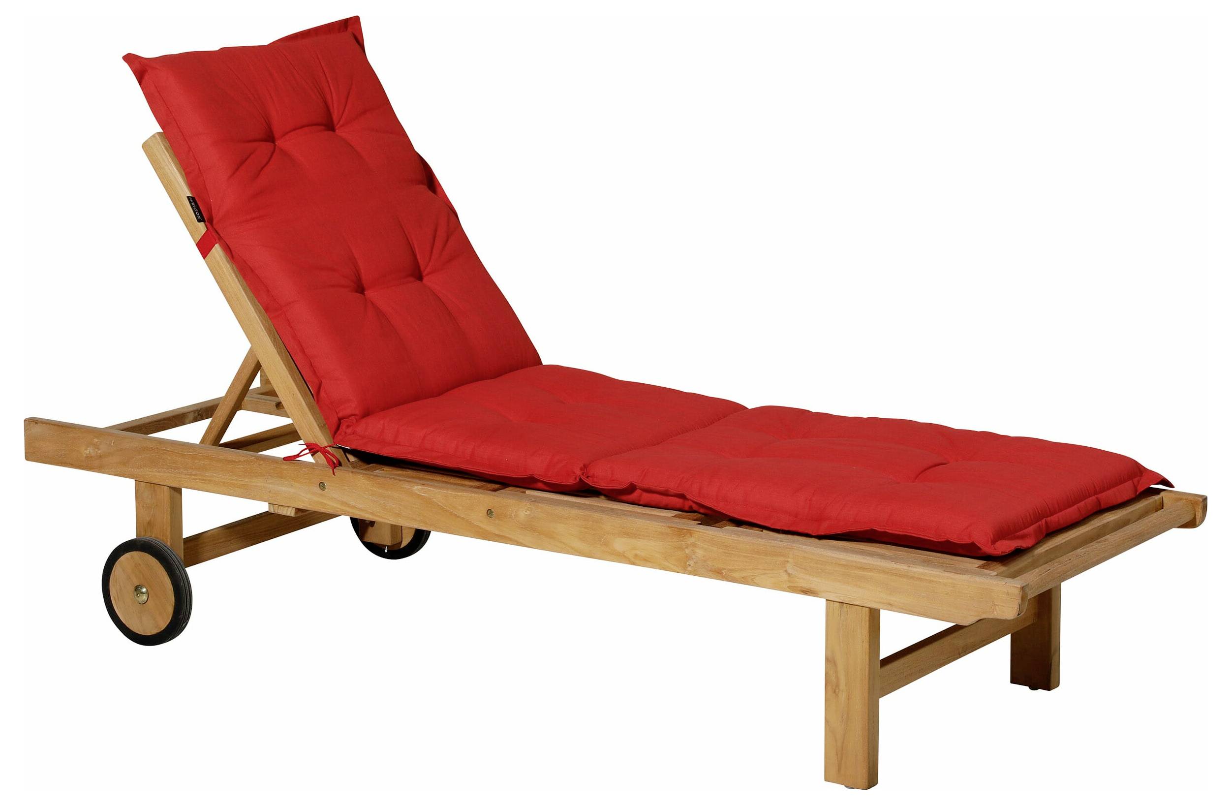 Madison Basic red Liegenauflage LIGSA048 Auflage Rot-4