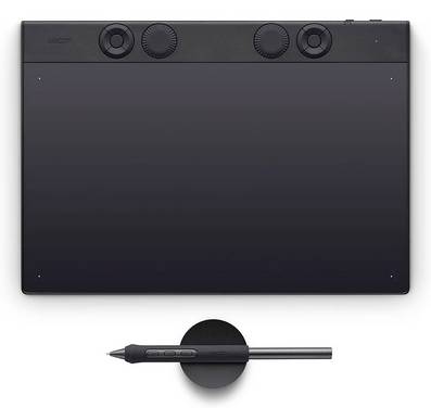 Wacom Intuos Pro Medium USB, Bluetooth® Grafiktablett  Schwarz