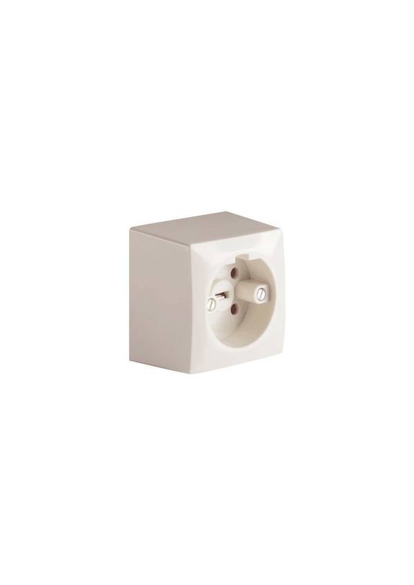 ABL Sursum 2491010  Aufputz-Steckdose  halogenfrei IP20 Weiß