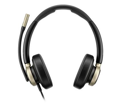 HP Poly HP Poly Mission 825 USB Wired Headset  On Ear Headset   Schwarz