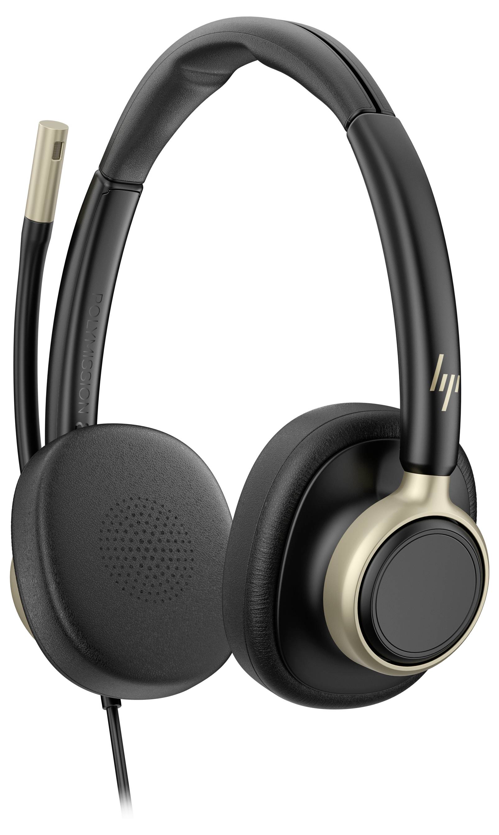 HP Poly HP Poly Mission 825 USB Wired Headset On Ear Headset Schwarz-10
