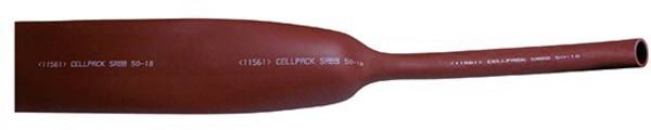 CellPack 201943 Schrumpfschlauch ohne Kleber Braun 35 mm 11 mm Schrumpfrate:3:1 30 m