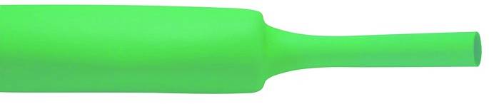 CellPack 126931 Schrumpfschlauch ohne Kleber Grün 25.4 mm 12.7 mm Schrumpfrate:2:1 50 m-0