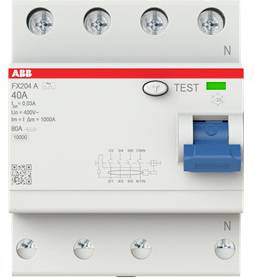 ABB 2CSF204165R1400 FX204 A-40/0.03 Fehlerstrom-Schutzschalter 40 A 0.03 A 400 V/AC-0