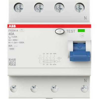 ABB 2CSF204165R1400 FX204 A-40/0.03 Fehlerstrom-Schutzschalter 40 A 0.03 A 400 V/AC-0